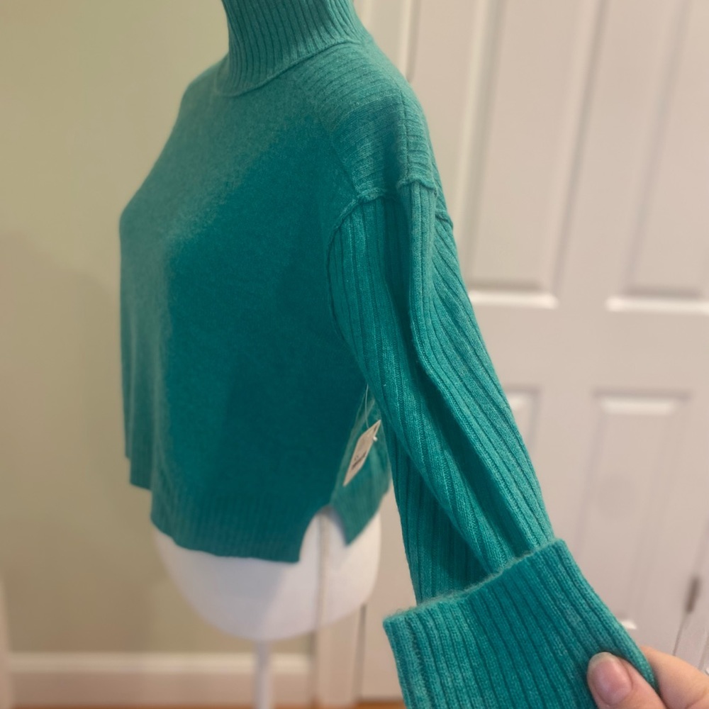 New Free people Aubrey cashmere turtleneck size XS - Picture 10 of 12